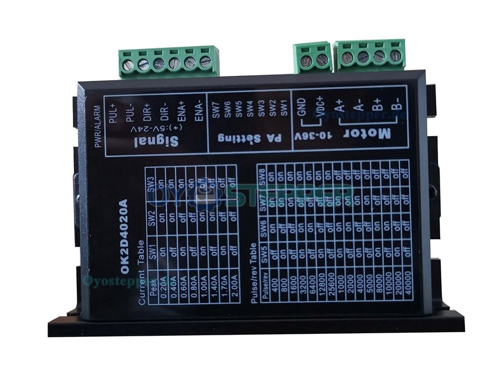 Digitaler Schritttreiber 0,2-2A 5-24 VDC für NEMA 8, NEMA 11, NEMA16, NEMA17 Schrittmotor